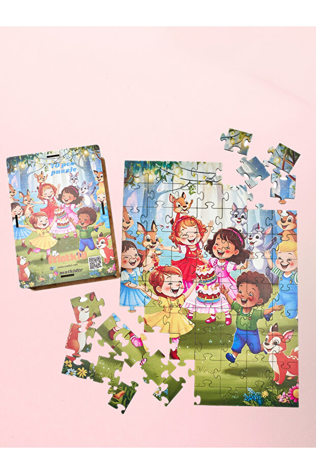 Forest Joy Wooden Educational Toy & Puzzle Set – Children's Discovery World 70 Pieces