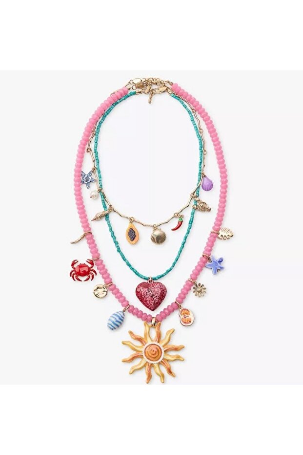 Marka Model Çoklu Kolye - 3