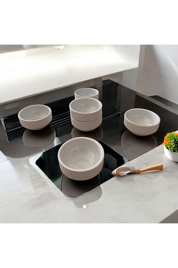 Sosluk Reçerlik Sunumluk Mezelik 4 Adet Kırılmaya Dayanıklı Porelin - 3