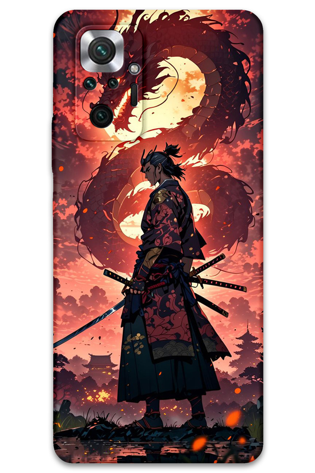 Xiaomi Redmi Note 10 Pro Compatible Anime Patterned Phone Case + Screen Protector - 5751