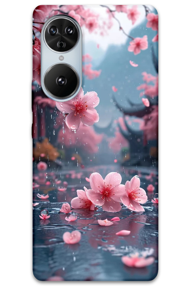 Reeder S19 Max Pro S Edge Compatible Flower Pattern Phone Case + Screen Protector - 5794