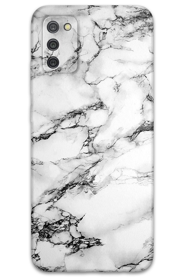 Galaxy A03S Compatible Marble Pattern Phone Case + Screen Protector - 5817