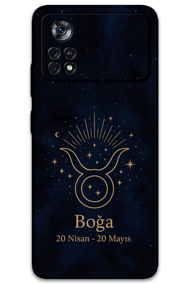 Poco X4 Pro 5g Compatible Taurus Pattern Phone Case + Screen Protector - 5769