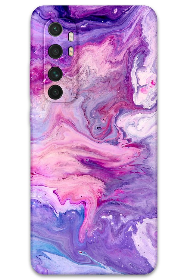 Xiaomi Mi Note 10 Lite Compatible Marble Pattern Phone Case + Screen Protector - 5813