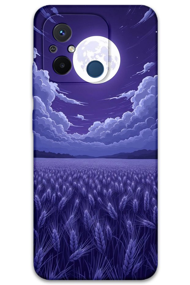 Xiaomi Redmi 12C Compatible Flower Pattern Phone Case + Screen Protector - 5797