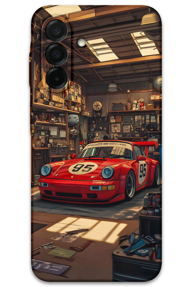 Galaxy A26 Compatible Car Pattern Phone Case + Screen Protector - 5759