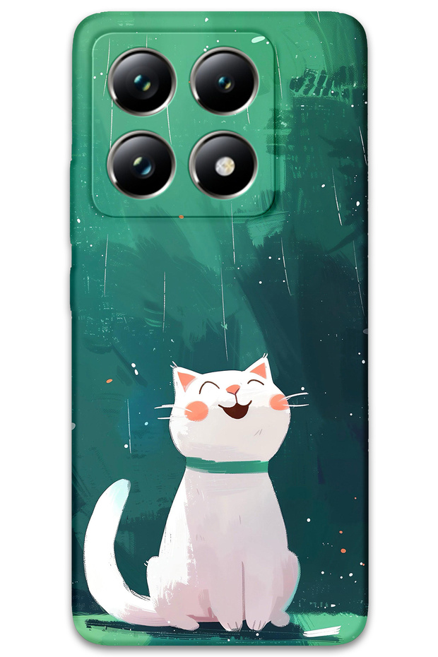 حافظة هاتف متوافقة مع هاتف Xiaomi Mi 14 + واقي شاشة - 5781