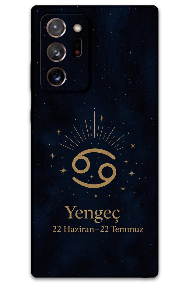 Galaxy Note 20 Ultra Compatible Cancer Pattern Phone Case + Screen Protector - 5771