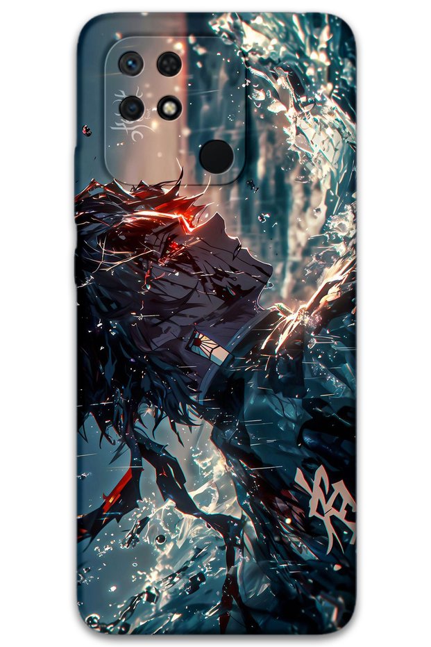 Xiaomi Redmi 10C Compatible Anime Patterned Phone Case + Screen Protector - 5749