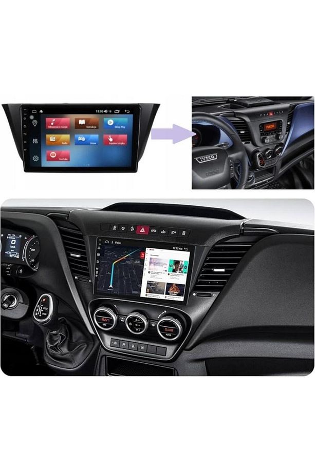 Iveco Daily Android GPS Carplay 2+32 GB Multimedya Teyp (2015-2018) - 1