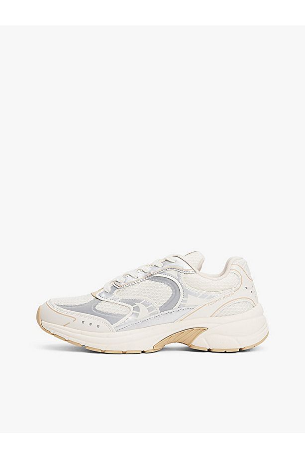 Mixed Texture Archive Runner Trainers - 7