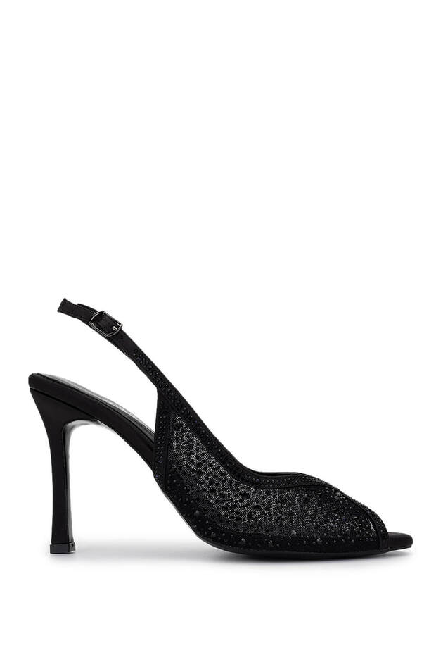 Women's Vegan Black Heeled Shoes