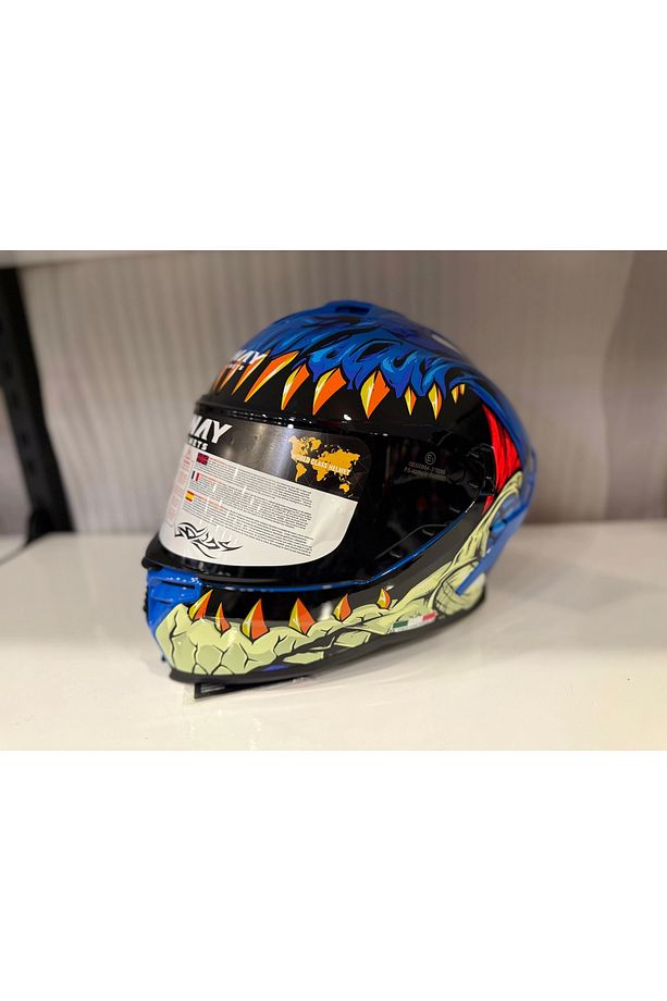KASK SWAY SW 867 STORM Blue Full Face - 1