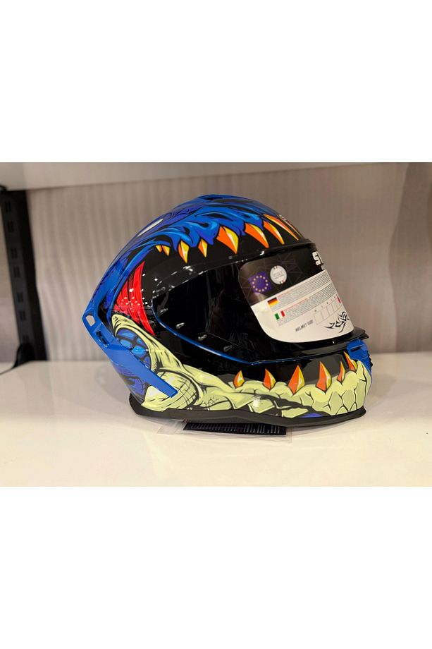 KASK SWAY SW 867 STORM Blue Full Face - 2