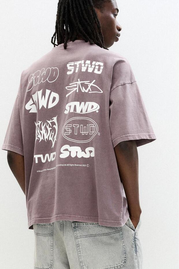 STWD logolu t-shirt - 4