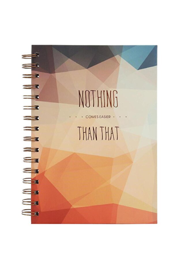 دفتر ملاحظات "لا شيء أسهل من ذلك" A5، 100 ورقة مسطرة - 1