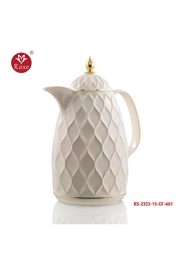 RS-2323-ترمس لتر ونص قهوة روز (1500) مل