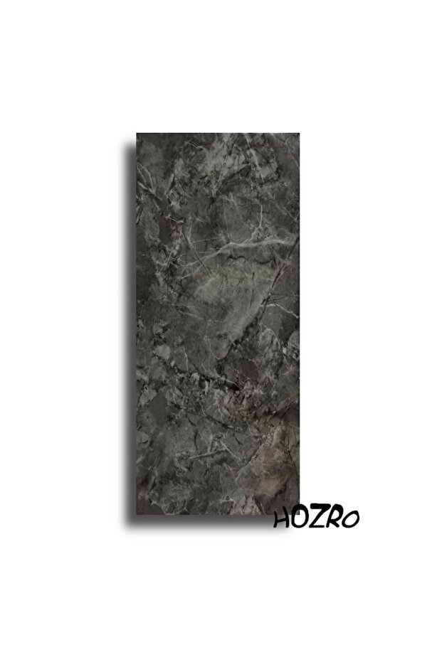 Set of 100 x HOZRO self-adhesive marble imitation tiles, abstract pattern, for walls - 3