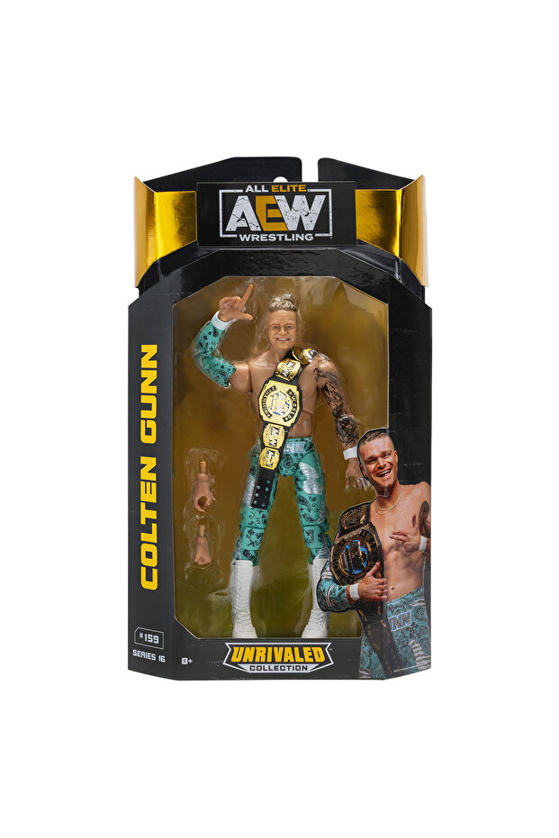 AEW Characters Model Action Figures S16 Colten Gunn 159 - 5