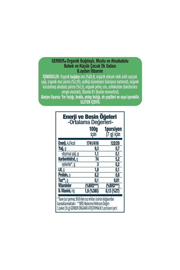 İyi Geceler 3 1-3 Yaş Devam Sütü 2x800g Gerber Organıc Buğday Ve Pirinçli Atıştırmalık 2x35g - 12