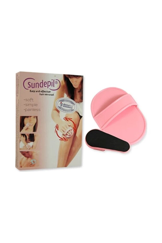 2 Adet Sundepil Acısız Epilasyon Seti Pembe Model*0099 - 4