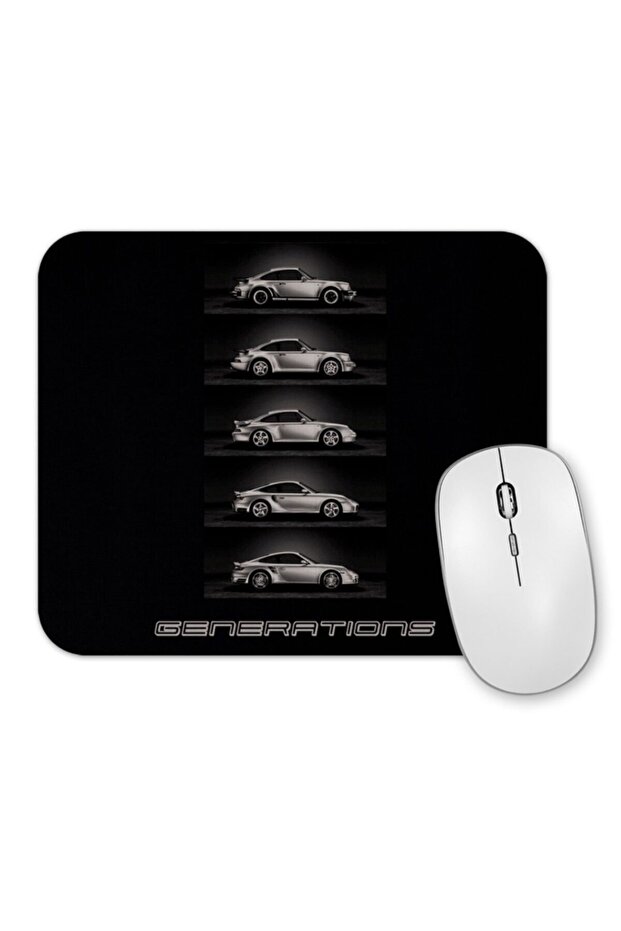 Porsche Generations Mouse Pad - 1