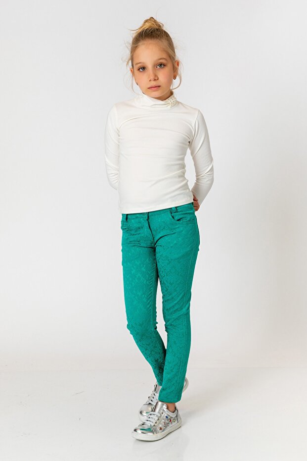 Zelene pantalone za devojčice - 3