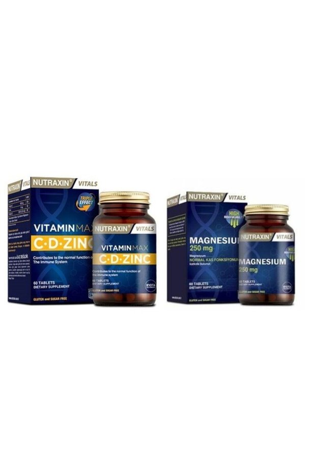 Magnesium 250 Mg 60 Tablets+vitamin Max 60 Tablets