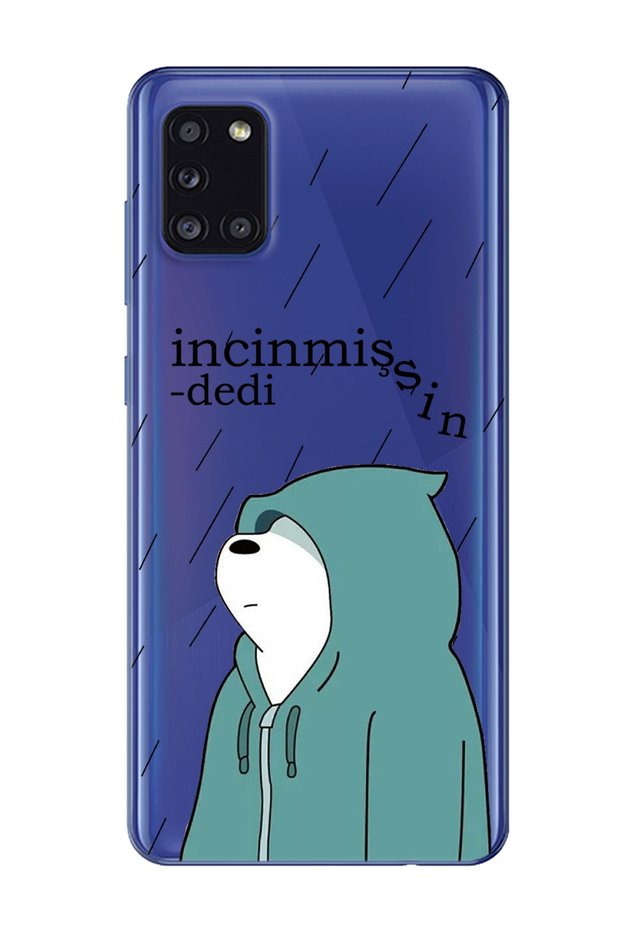 Samsung Galaxy A31 Super Transparent Phone Case with I Said You Were Hurt Design