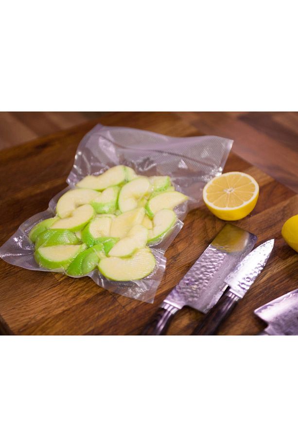 Vakum Makineleri Için Tek Yüzeyi Tırtıklı Vakum Torbası - Poşeti 15cmx25cm -30 Adet - 3