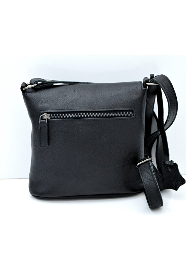 حقيبة كتف داري بحزام أسود - 3