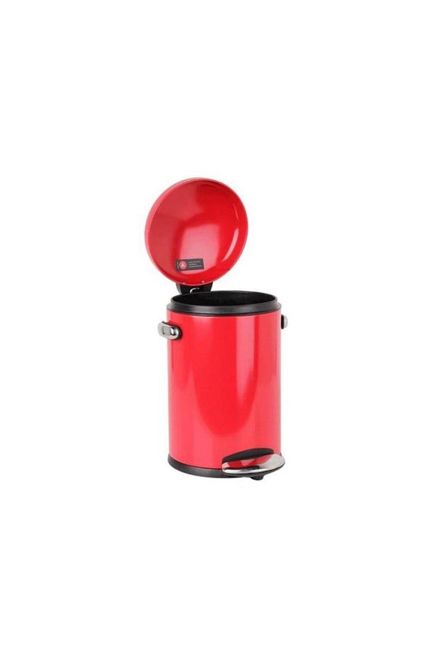 Cw1294- Mini Çöp Kovası Retro 4,5lt Kırmızı - 3