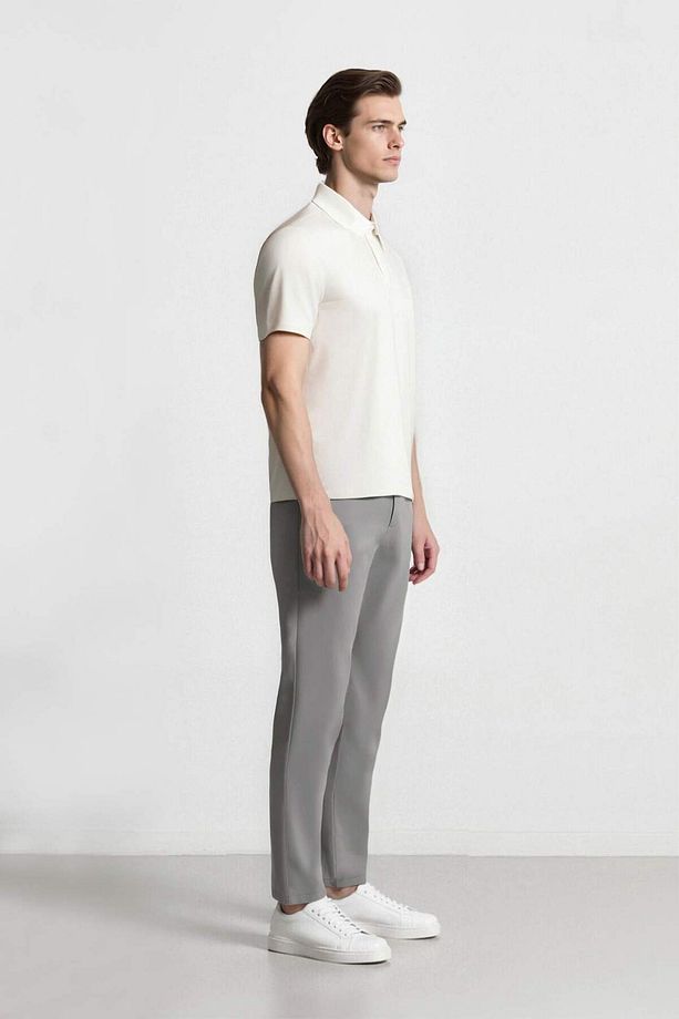 DeFactoFit Slim Fit Dar Kesim Standart Paça Esnek Multifonksiyonel Dokuma Sporcu Pantolon D9247AX25S - 6