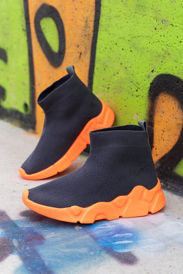 Stella P 3fx Grı Erkek Çocuk High Sneaker - 3