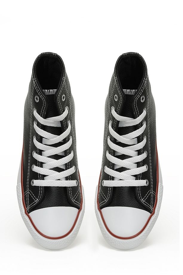 317514C.Z 3PR Siyah Kadın Sneaker Bot - 4