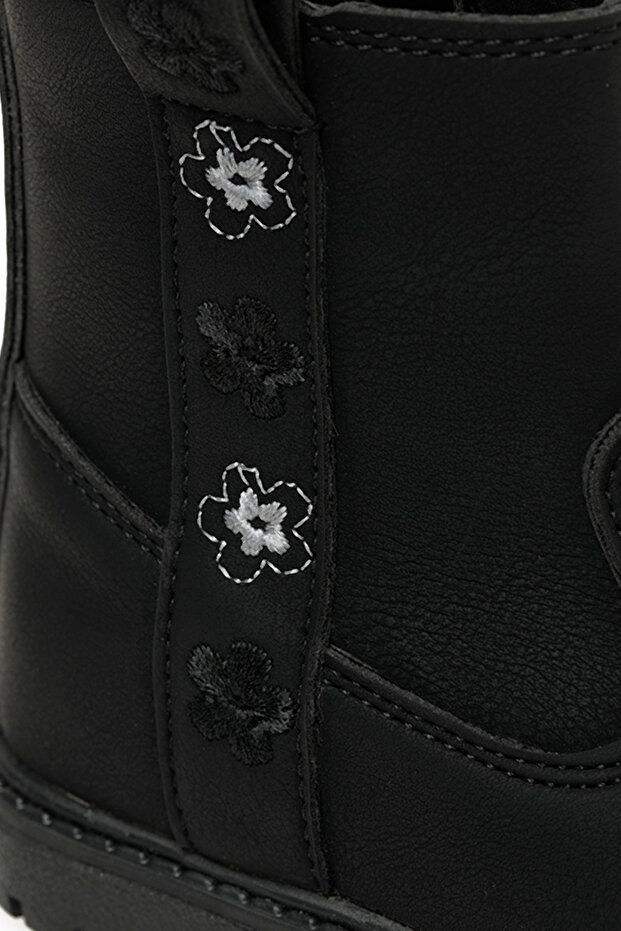 LOUIS.B 3PR Siyah Kız Çocuk Biker Bot - 7