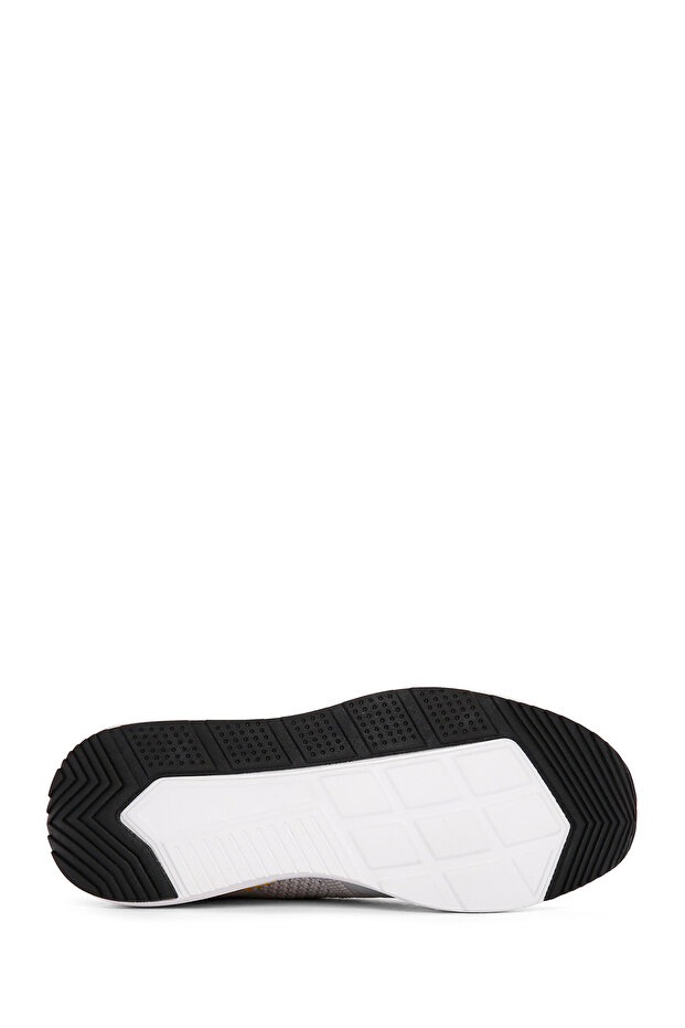 Zero Erkek Gri Bağcıklı Kalın Tabanlı Kumaş Sneaker 24sfd69536f - 6
