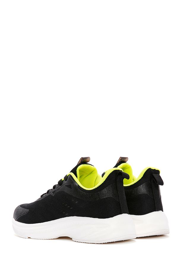 Zero Kadın Siyah Bağcıklı Kalın Tabanlı Spor Sneaker 24sfd49606f - 5
