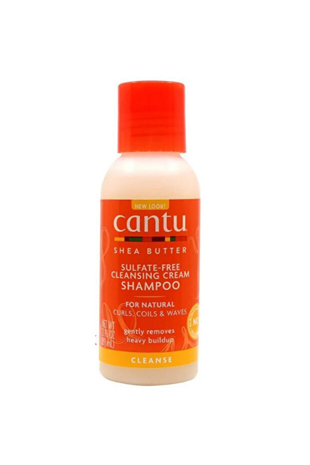 Sulfate-Free Cleansing Curly and Wavy Hair Cream Shampoo Mini Travel Size 89 ml
