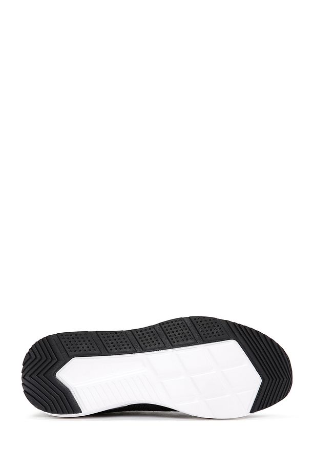 Zero Erkek Siyah Bağcıklı Kalın Tabanlı Kumaş Sneaker 24sfd69536f - 5