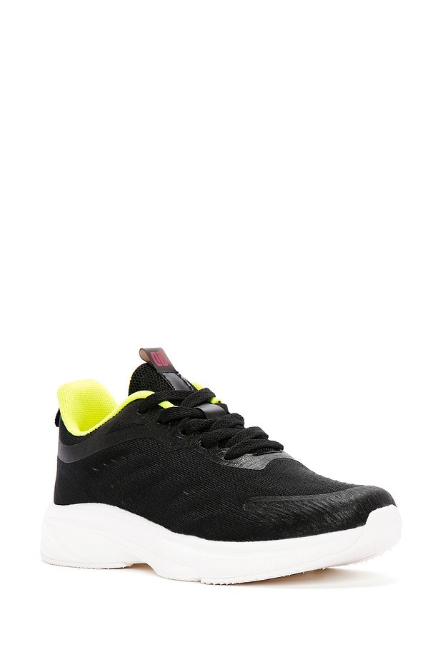 Zero Kadın Siyah Bağcıklı Kalın Tabanlı Spor Sneaker 24sfd49606f - 6
