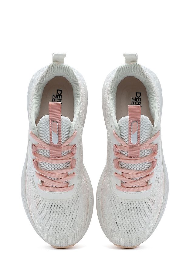 Zero Kadın Pembe Bağcıklı Kalın Tabanlı Spor Sneaker 24sfd49596f - 7