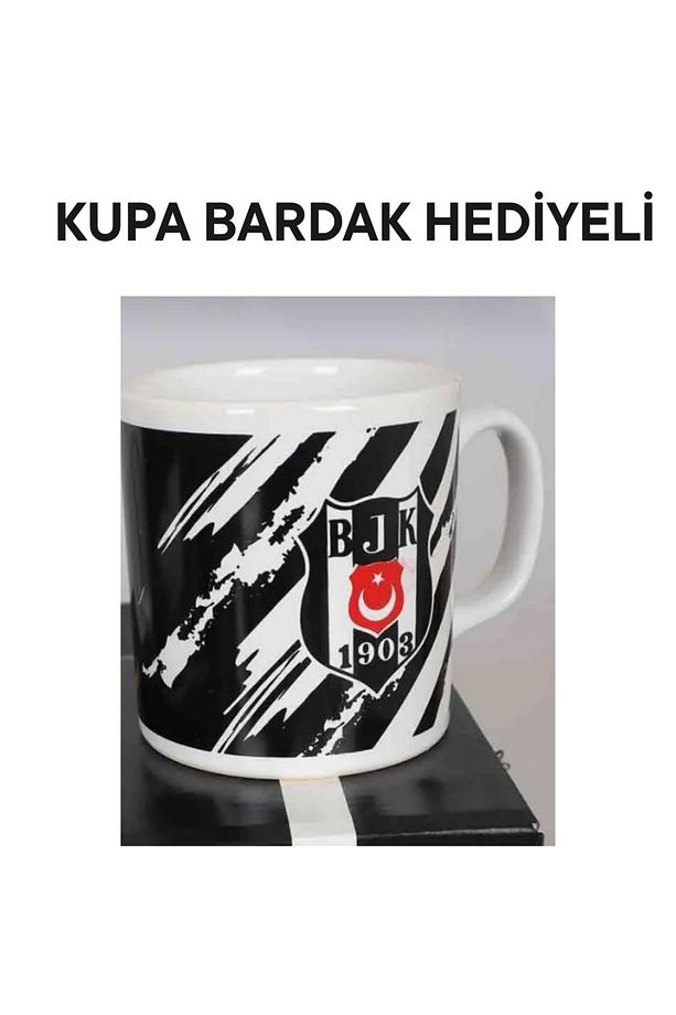 Lisanslı Beşiktaş 1903 Glow Tek Kişilik Pamuk Nevresim Takımı Yorgan Yastık - 5