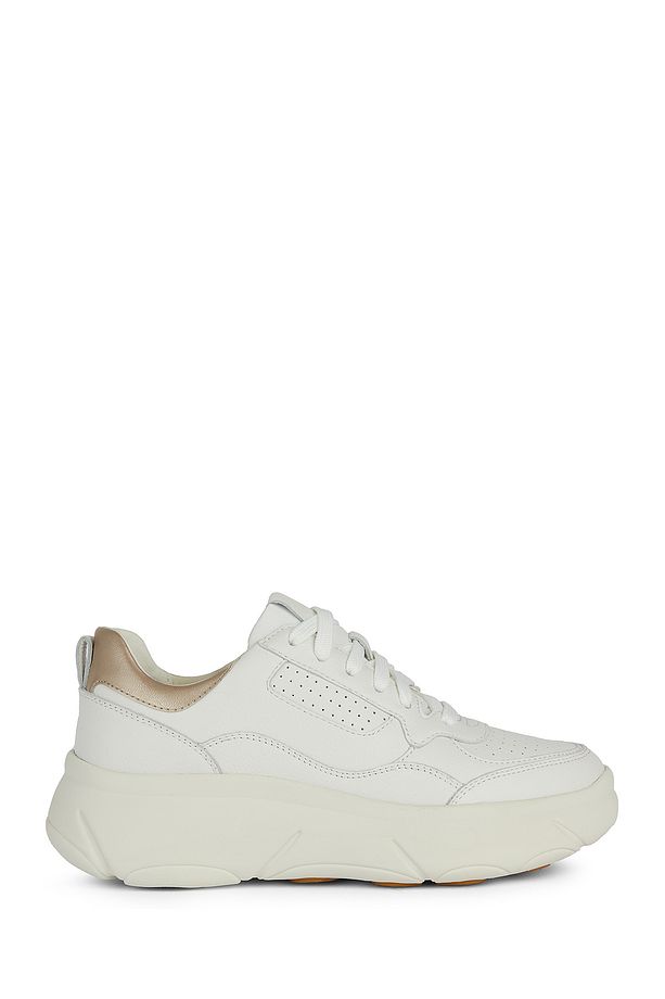 Kadın Beyaz Nebula 2.0 X Kalın Tabanlı Bağcıklı Deri Sneaker D45nhb046nfc1000 - 1