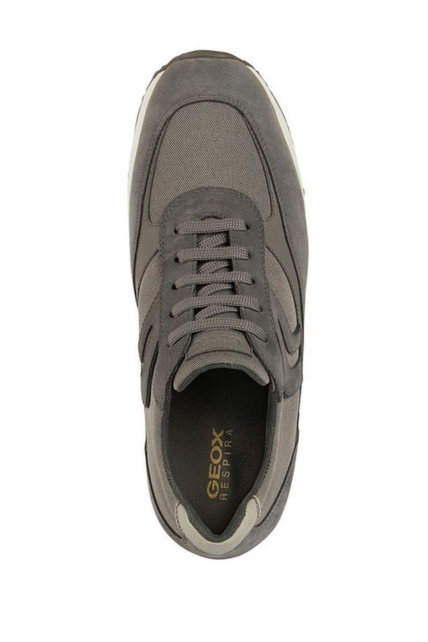 Erkek Gri Happy Bağcıklı Süet Deri Sneaker U4562a02011c9371 - 5