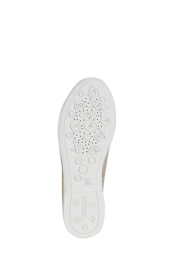 Kız Çocuk Bronz Plie Simli Hakiki Deri Yazlık Babet Ayakkabı J4555d00044c2010 - 6