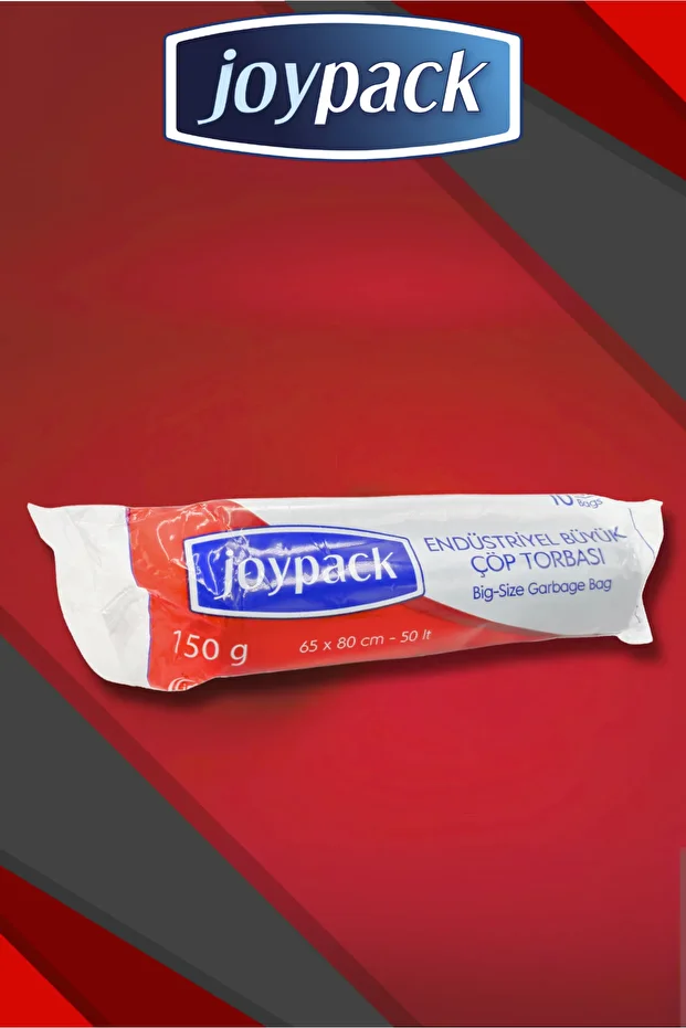 Endüstriyel Büyük Çöp Torbası Rulo Başı 10 Adet, 20 Rulo- 150gr 65x80 Cm 50 Lt - 3
