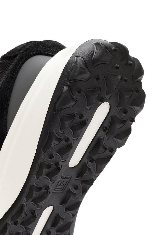 Zero Erkek Siyah Bağcıklı Kalın Tabanlı Kumaş Sneaker 24sfd62196f - 8