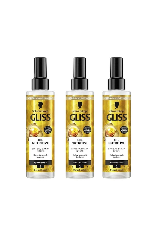 Ultimate Oil Elixir Besleyici Durulanmayan Sıvı Saç Kremi 200 ml X 3 Adet - 1