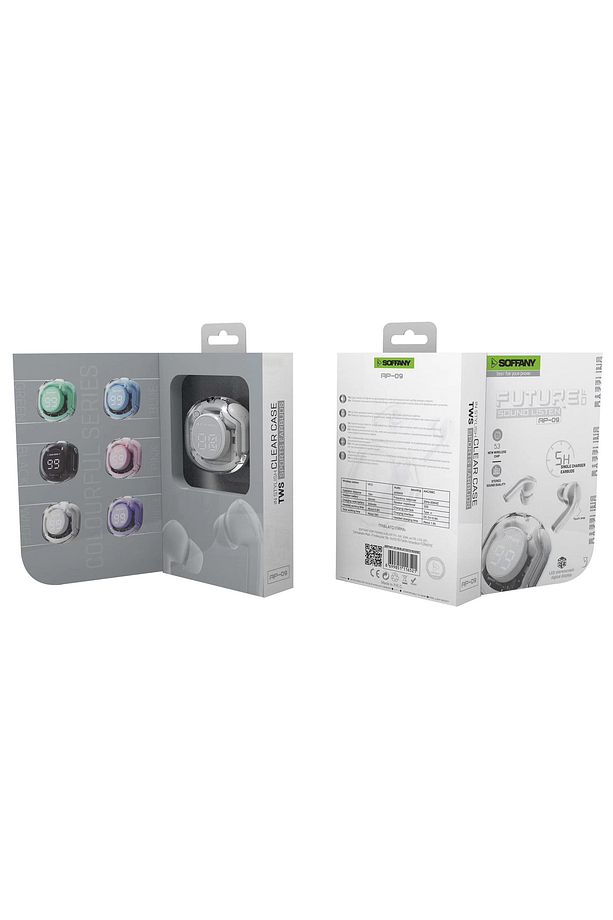 AP-09 Bluetooth 5.0 Kulaklık | Beyaz | ANC Destekli | iOS Android Uyumlu | Dokunmatik - 3